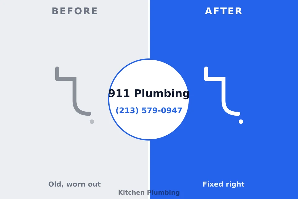 Before and after: plumbing repair Suffield, OH